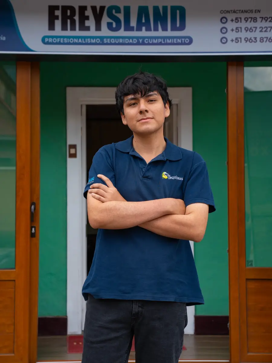 Aarón, asesor comercial de Freysland